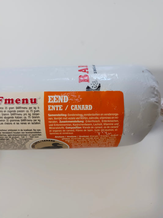 Barf menu canard 250g